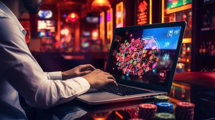 Ilustrasi keamanan data dan privasi di platform hiburan daring